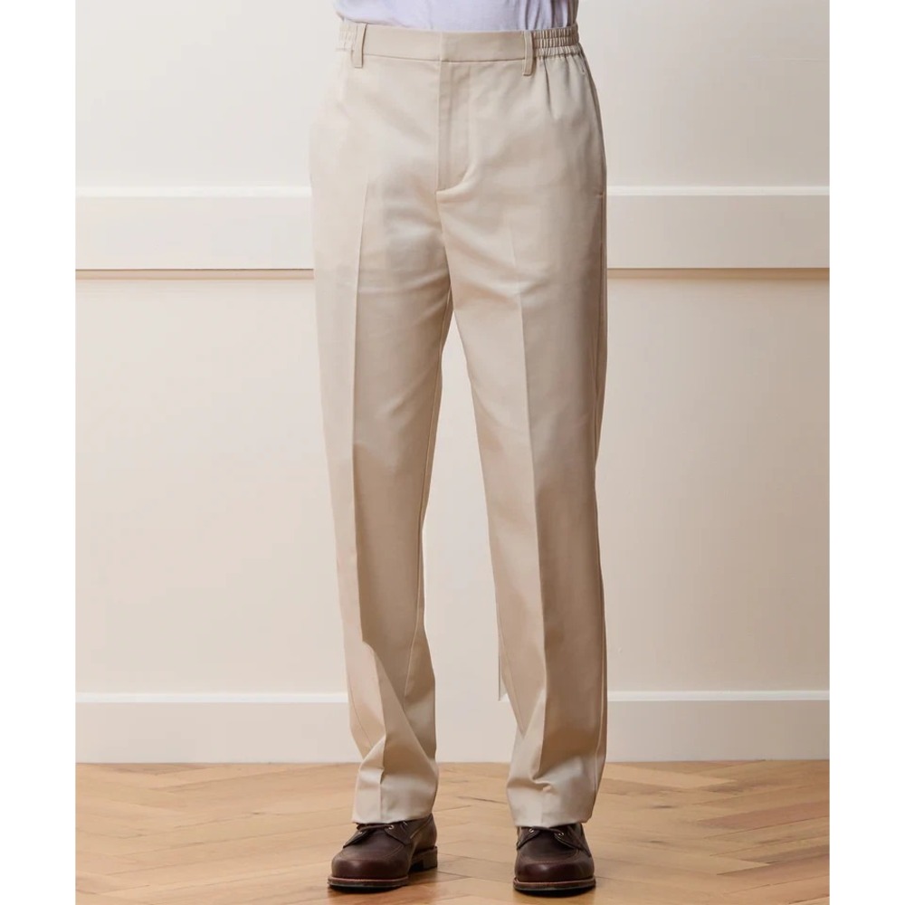 Todd Snyder Italian Wool-Cotton Modern Trousers Coastal White Men XL‎ NWT $278